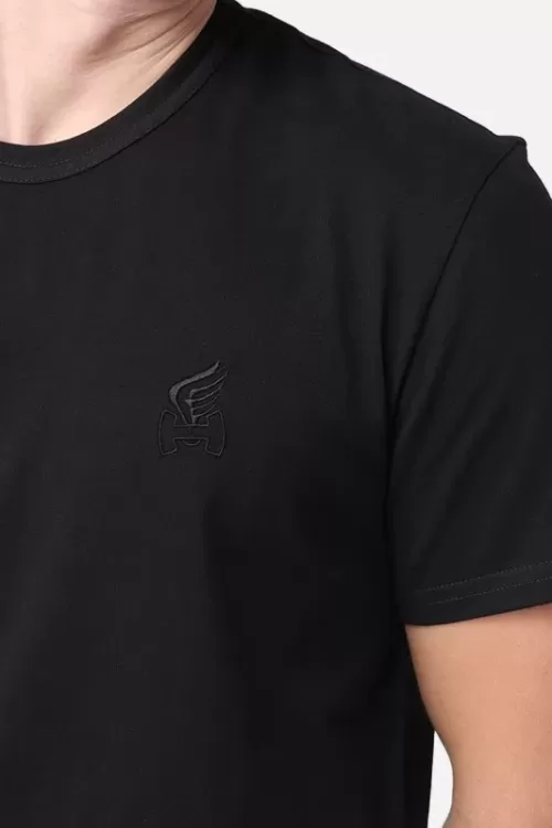 Hogan – T-shirt In Cotone Con Logo H+ALA